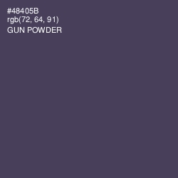 #48405B - Gun Powder Color Image